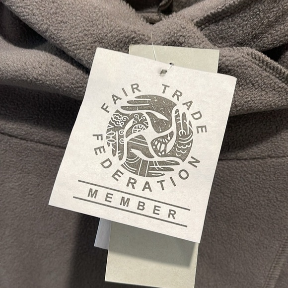 ARK IMPORTS -  Fair Trade Handmade Fleece Wrap Style Jacket - Picture 10 of 11